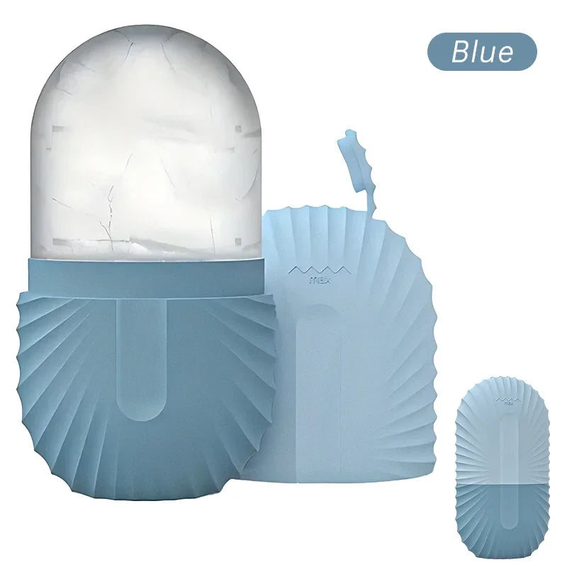 Facial Ice Cube Mold Silicone Freezing Beauty Lifting Ice Face Tool
