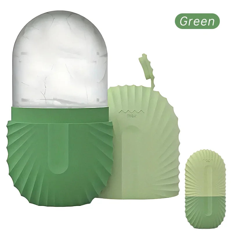 Facial Ice Cube Mold Silicone Freezing Beauty Lifting Ice Face Tool