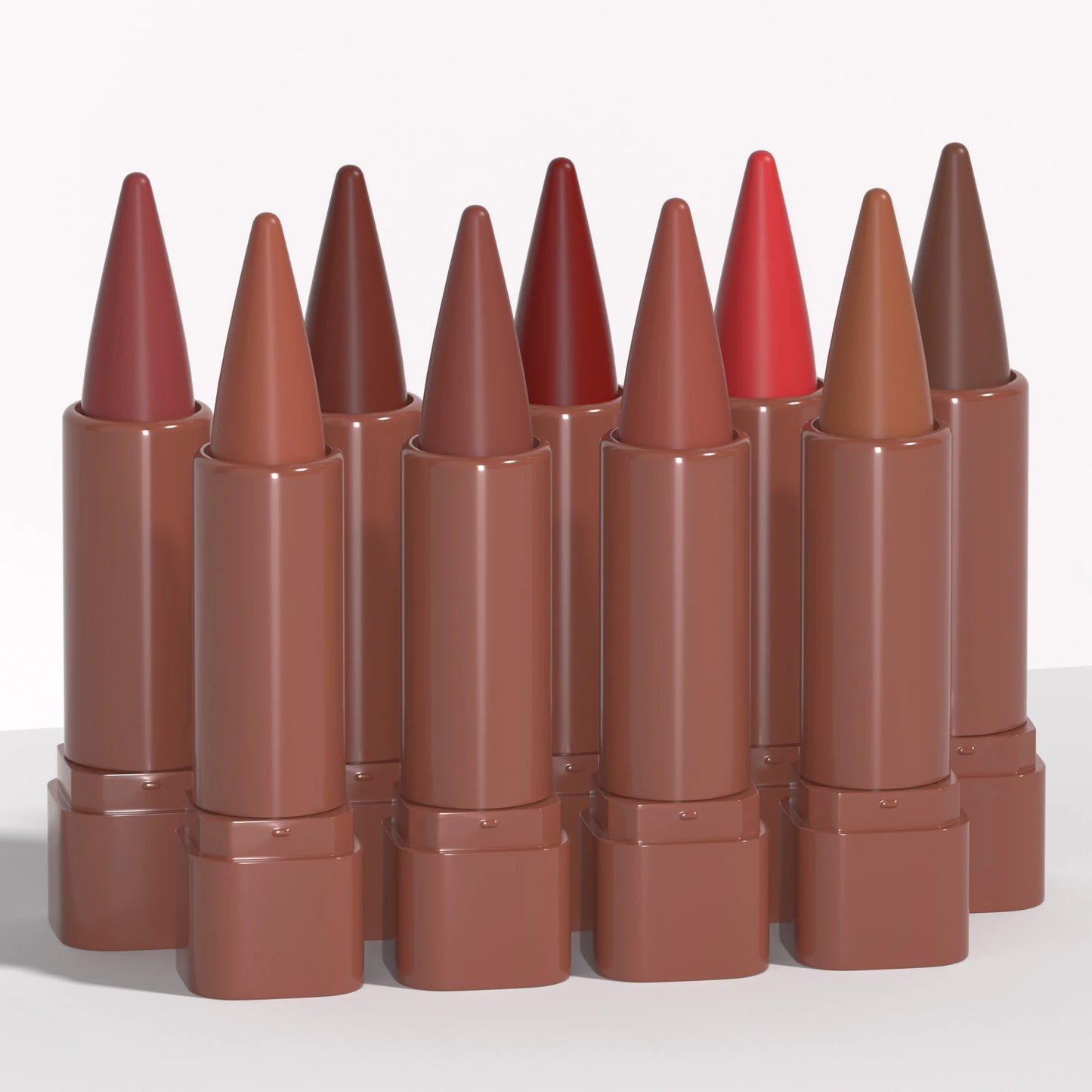 Gradient Lip Liner Pen with Matte Velvet Finish Smooth Lipstick
