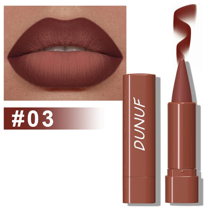 Gradient Lip Liner Pen with Matte Velvet Finish Smooth Lipstick
