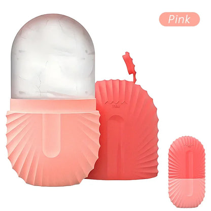 Facial Ice Cube Mold Silicone Freezing Beauty Lifting Ice Face Tool