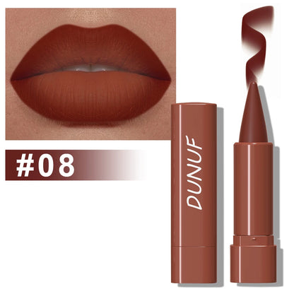 Gradient Lip Liner Pen with Matte Velvet Finish Smooth Lipstick