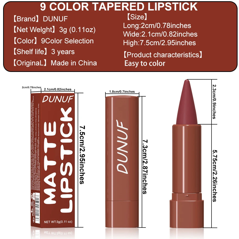 Gradient Lip Liner Pen with Matte Velvet Finish Smooth Lipstick
