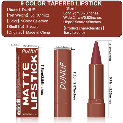 Gradient Lip Liner Pen with Matte Velvet Finish Smooth Lipstick