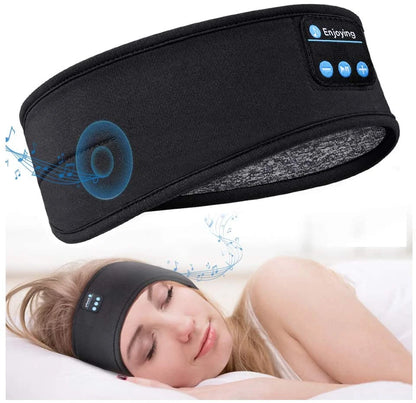 Sports Sleeping Headband Elastic Wireless Headphones Music Eye Mask